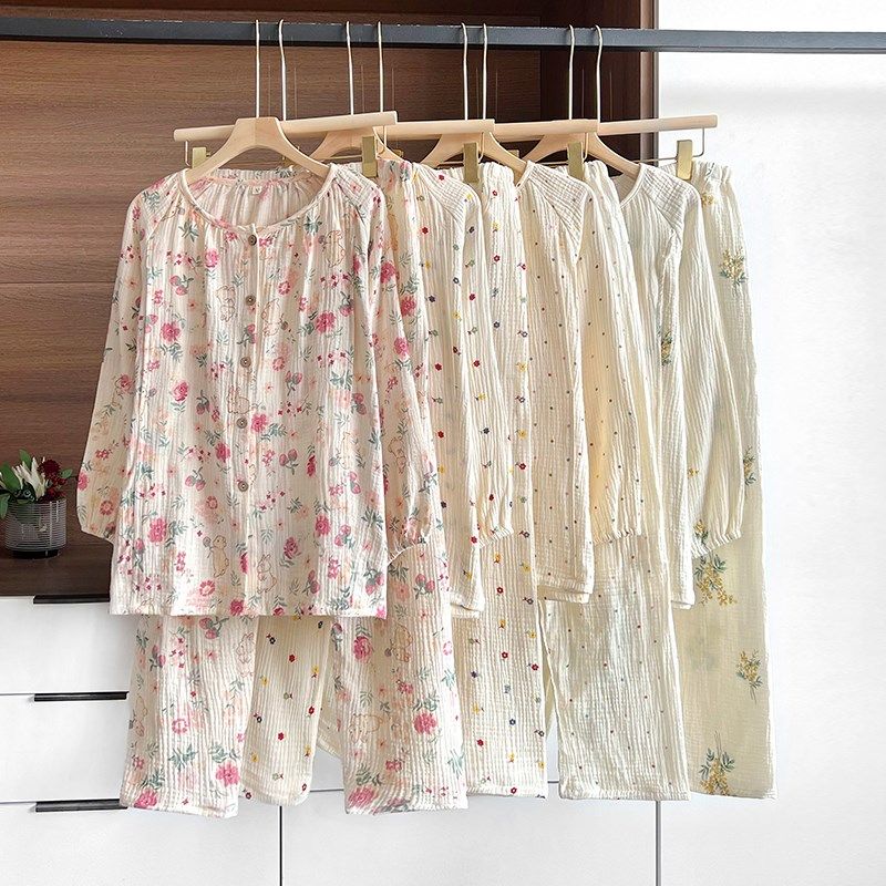 孕妇托腹睡衣春夏秋季纯棉纱布怀孕期家居服高腰可调节哺乳月子服,孕妇装/孕产妇用品/营养,家居服套装,淘宝优惠券,粉丝福利购,淘宝优惠卷