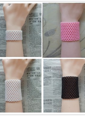 仿珍珠公主首饰项链手链女水晶手琏手串套装配饰手环遮疤爱心礼物