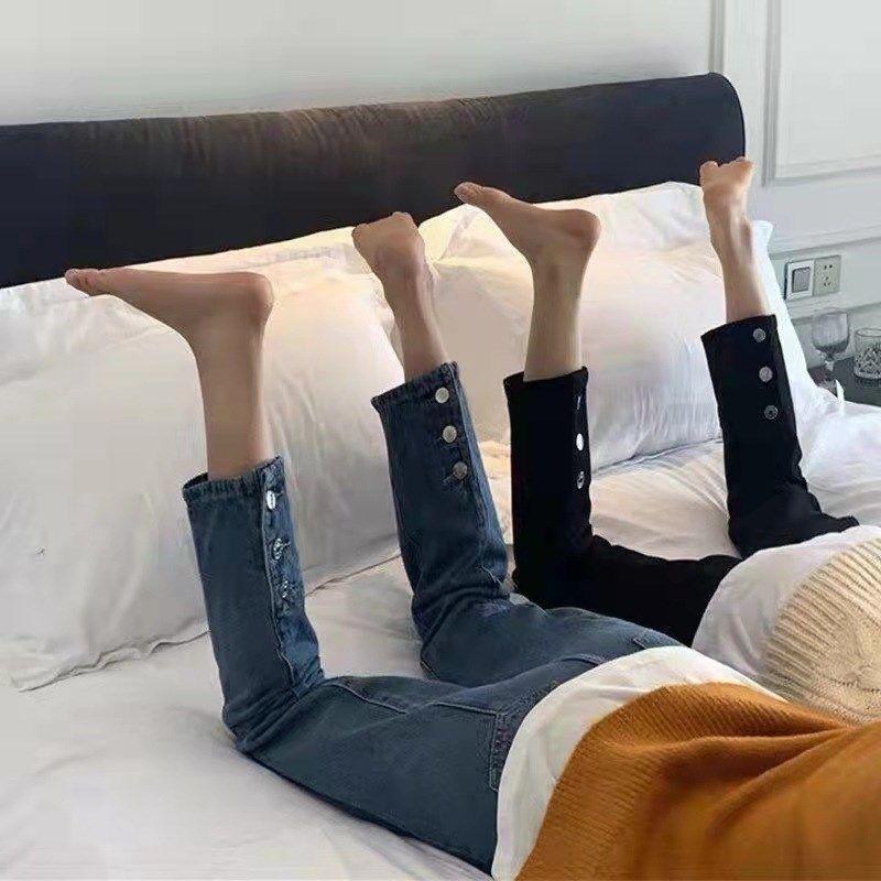 孕妇牛仔裤女显瘦宽松直筒小个子开叉九分百搭裤子外穿打底裤8209,孕妇装/孕产妇用品/营养,孕妇休闲裤,淘宝优惠券,粉丝福利购,淘宝优惠卷