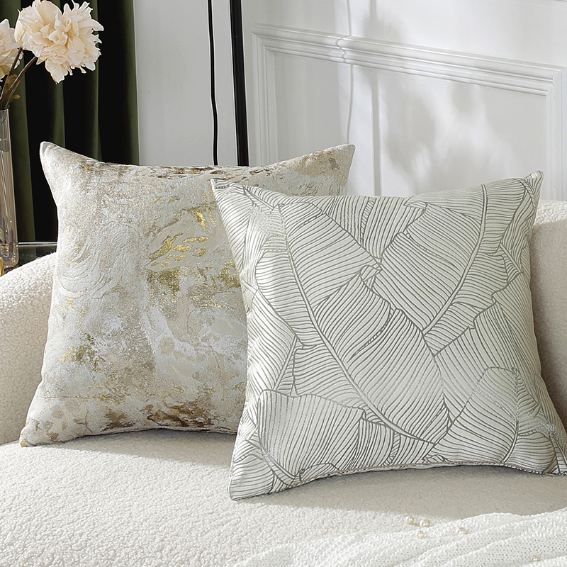 轻奢方形抱枕沙发靠枕o抱枕套不含芯床头北欧现代欧式汽车靠垫布