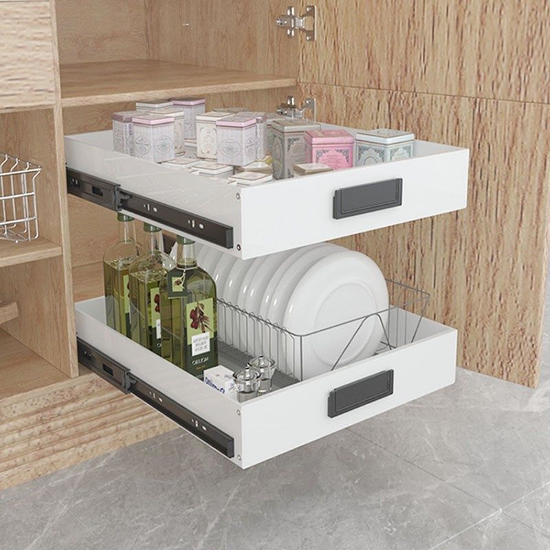 厨房橱柜改造侧装滑轨托盘抽屉收纳C盒分层整理抽拉篮储物盒环保P,商业/办公家具,置物架/陈列架/储物架/展示架,淘宝优惠券,粉丝福利购,淘宝优惠卷