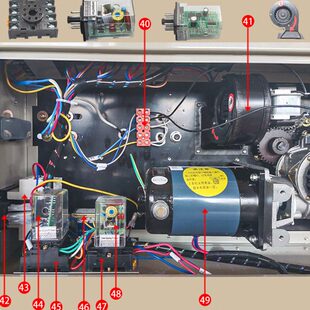 华联封口机配件大全调速器墨轮印字封口机电机温调速器墨轮810