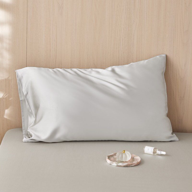 简约风60支兰精天丝单人枕套1只装 凉感枕头芯套一对拍2家X用48x7,床上用品,枕套,淘宝优惠券,粉丝福利购,淘宝优惠卷