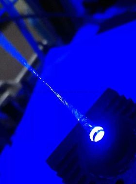 高功率450nm 2W可调焦蓝色激光模组长时间工作激光器\风冷TTL接口