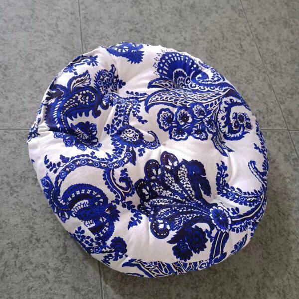 棉麻垫圆形薄团飘窗垫子地垫加厚泡泡垫可定做椅子垫圆板凳垫包邮