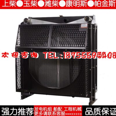 WD129TAD23 无锡动力200KW千瓦柴油机发电机组水箱散热器华阁