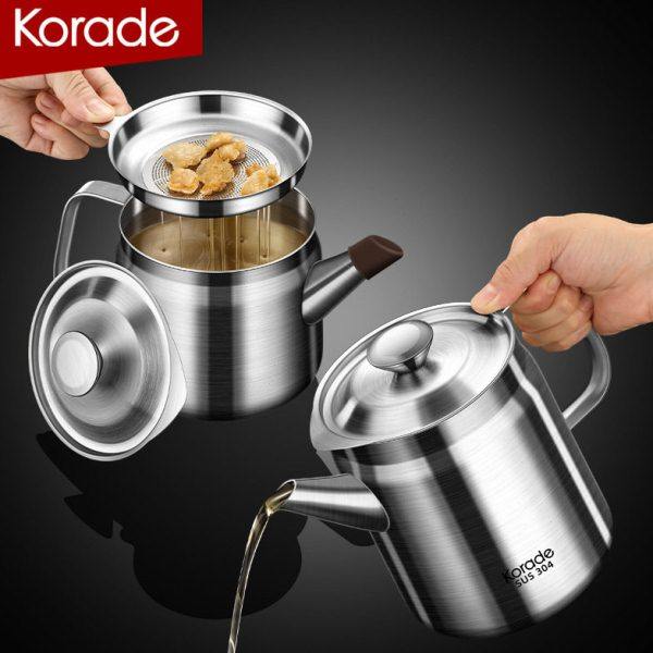 带过滤网304不锈钢滤油壶家用大容量储油罐防漏油壸油渣壶装油瓶,厨房/烹饪用具,油壶,淘宝优惠券,粉丝福利购,淘宝优惠卷