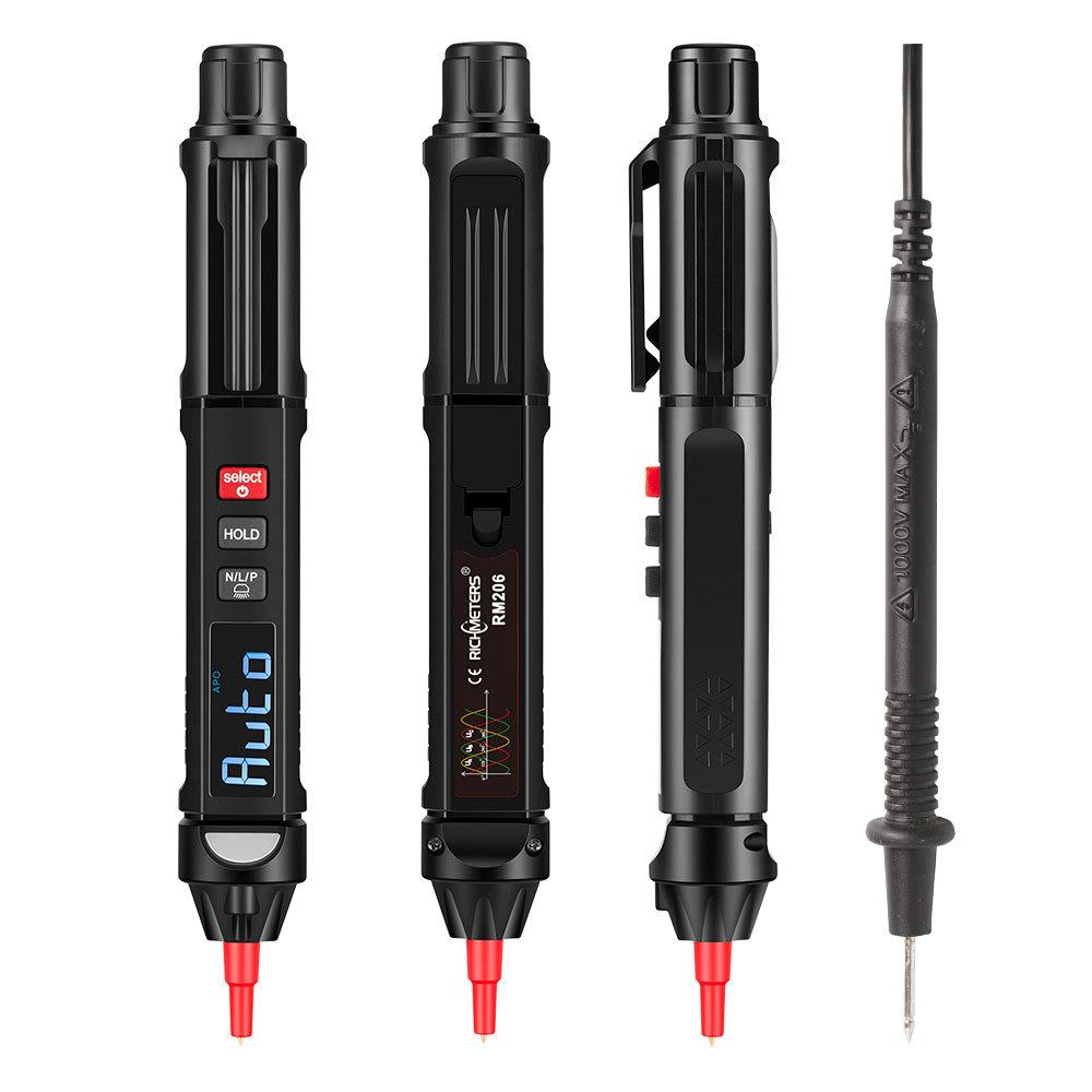 RM206笔形万用表数显自动量程三相电检测零火线判断新品118B