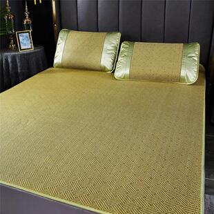 藤编凉席竹席可折叠夏冰丝双面学生裸睡藤席正反两用家用宿舍单人