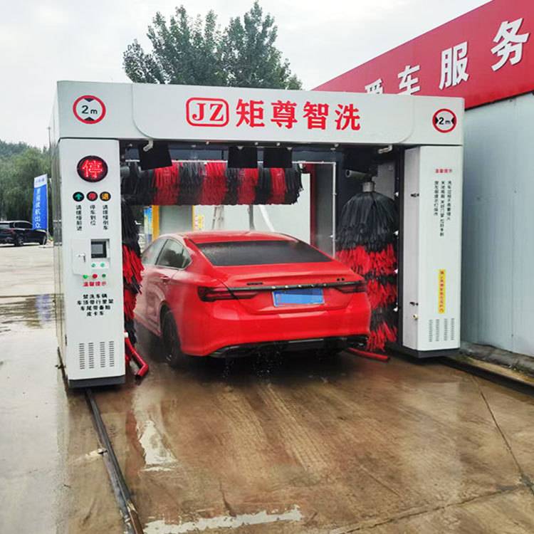 全自动智能洗车机 往复式五刷清洗一体机 无人值守自助扫码洗车机