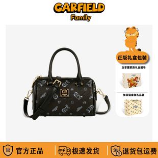 CLIANG 单肩斜挎包 KITTY加菲猫家族波士顿包包卡通可爱手提包时尚