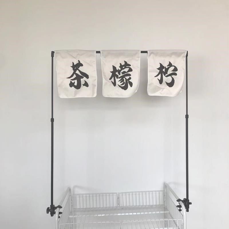 小推车圆管摆摊支架地摊夜市支架横幅条广告布挂杆招牌桌面展示架