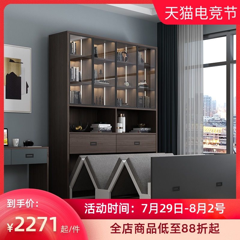 隐形藏式书房一体靠可收缩阳台带省空间的收纳上墙壁衣柜子折叠床