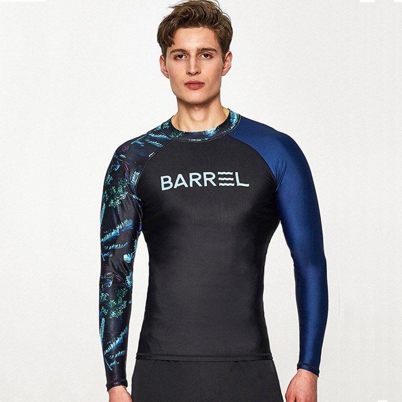 韩国潜水衣速干拉链男士潜水服套装泳衣男防晒水母游泳衣冲浪服