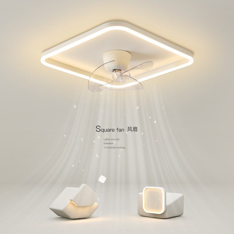 简约现代主卧室灯隐形风扇灯创意led吸顶灯极简客厅灯餐厅房间灯,家装灯饰光源,风扇灯,淘宝优惠券,粉丝福利购,淘宝优惠卷