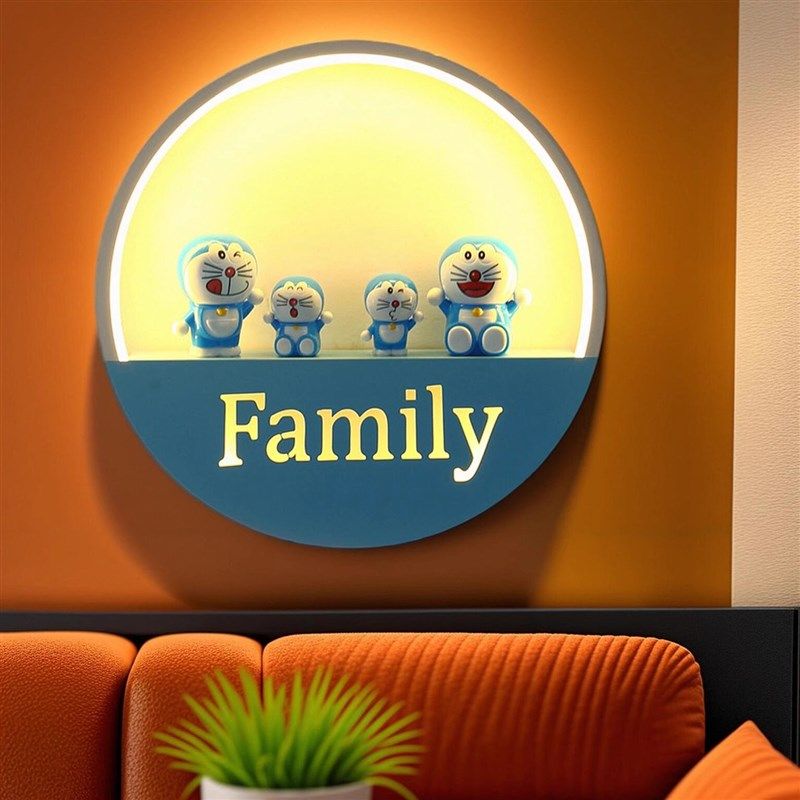 现代简约儿童房壁灯墙灯小夜灯男女孩卧室床头网红卡通LED灯,家装灯饰光源,壁灯,淘宝优惠券,粉丝福利购,淘宝优惠卷