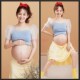 大肚妈咪照私房孕味拍照摄影服饰 时尚 21新款 影楼孕妇写真主题服装