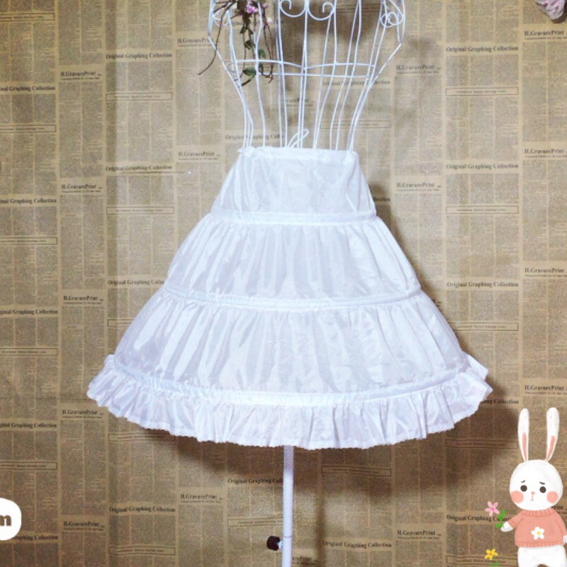 女童蓬蓬长裙裙撑儿童公主礼服裙撑小女孩花童裙撑婚纱钢圈撑裙图片
