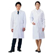 冬季 白大褂松紧袖 防护工作衣实验室长袖 女款 工作服 白大褂厚新男款