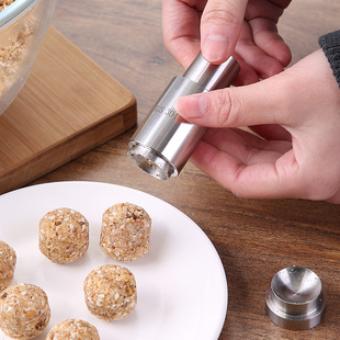 汤圆模具b304不锈钢手工做元宵馅料工具家用圆形丸子芯成型制作器