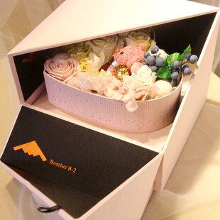 放钱花束包装盒空盒子女生礼品盒母亲节高级感礼物盒双层现金花盒