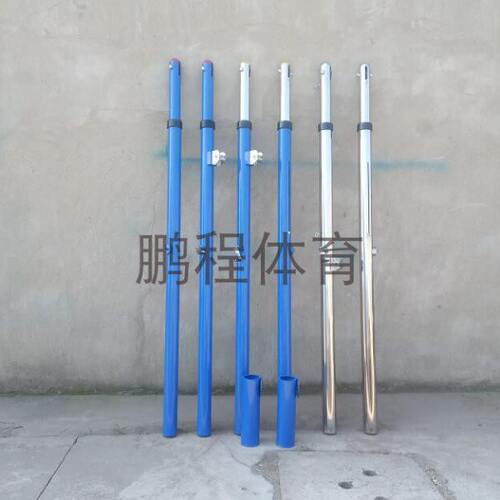 地埋手摇升降排球柱架子直插涡轮蜗杆排球柱不锈钢排球柱固定球柱