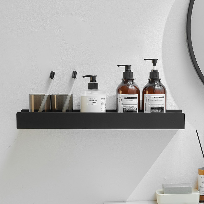 北欧简约免打孔浴室不锈钢置物架卫生间洗漱台隔板架子厕所收纳架,家装主材,卫浴置物架,淘宝优惠券,粉丝福利购,淘宝优惠卷