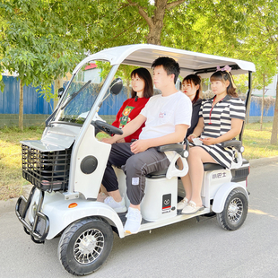 旅游景区观光车公园校园电动四轮代步车酒店物业楼盘售楼处看房车