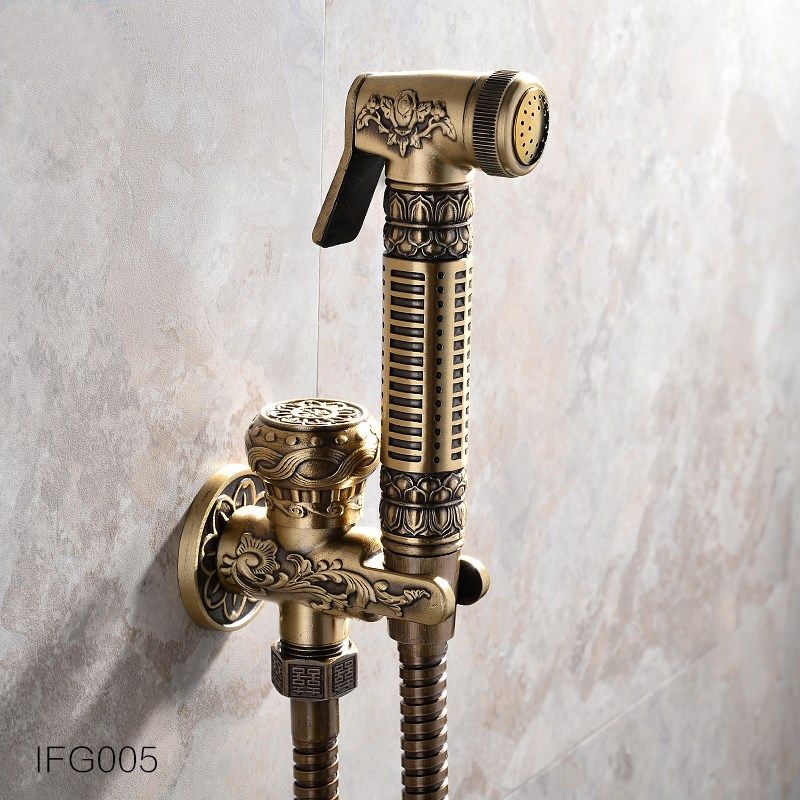 全铜厕所马桶喷枪套伴侣清洗卫生间冲洗挂墙式净身妇洗器角阀龙头,家装主材,净身妇洗器/私处肛门冲洗器,淘宝优惠券,粉丝福利购,淘宝优惠卷