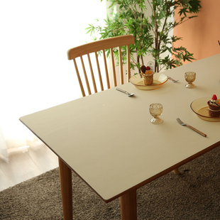 PVC桌垫防油防水隔热学生书桌垫办公室电脑鼠标垫北欧纯色茶几垫