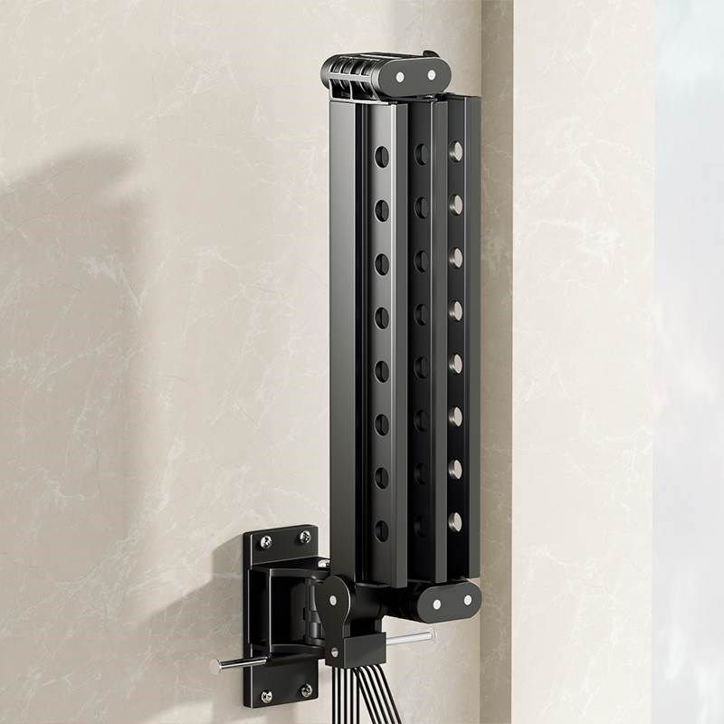 折叠晾衣架壁挂式室内飘窗家用阳台隐形上翻凉衣杆伸缩晒被子神器,收纳整理,壁挂晾晒架/网,淘宝优惠券,粉丝福利购,淘宝优惠卷