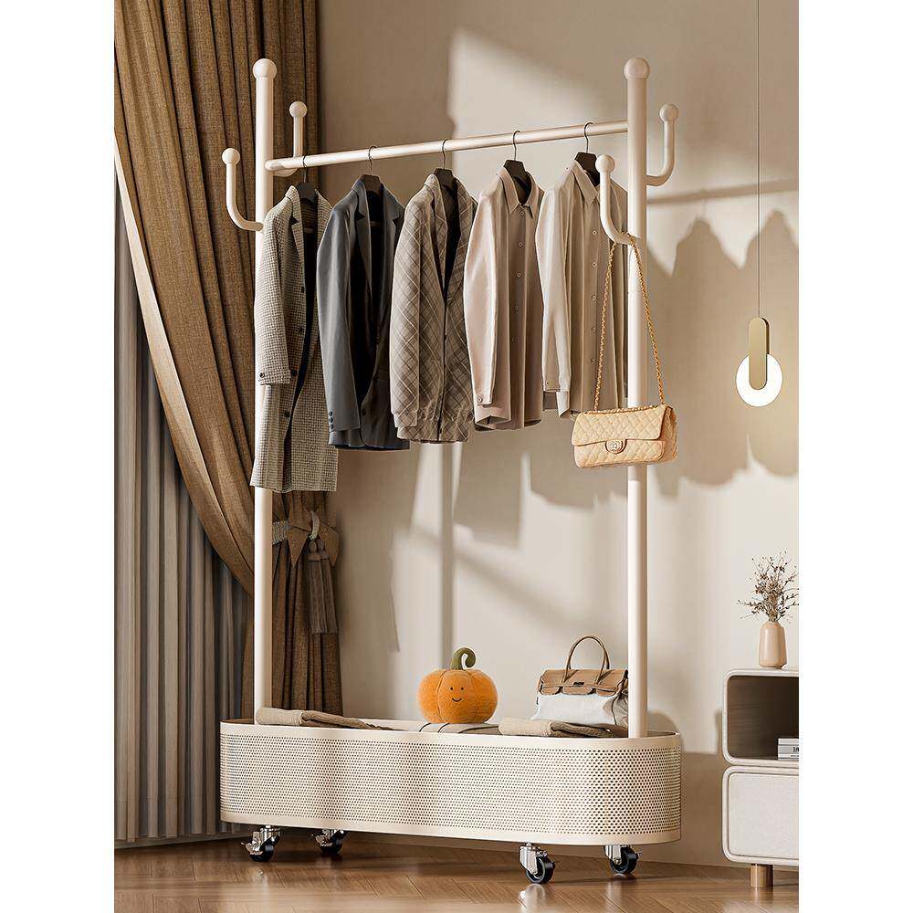 A10L挂衣架落地可移动卧室轻奢室内家用阳台晾晒衣服衣帽收纳置物
