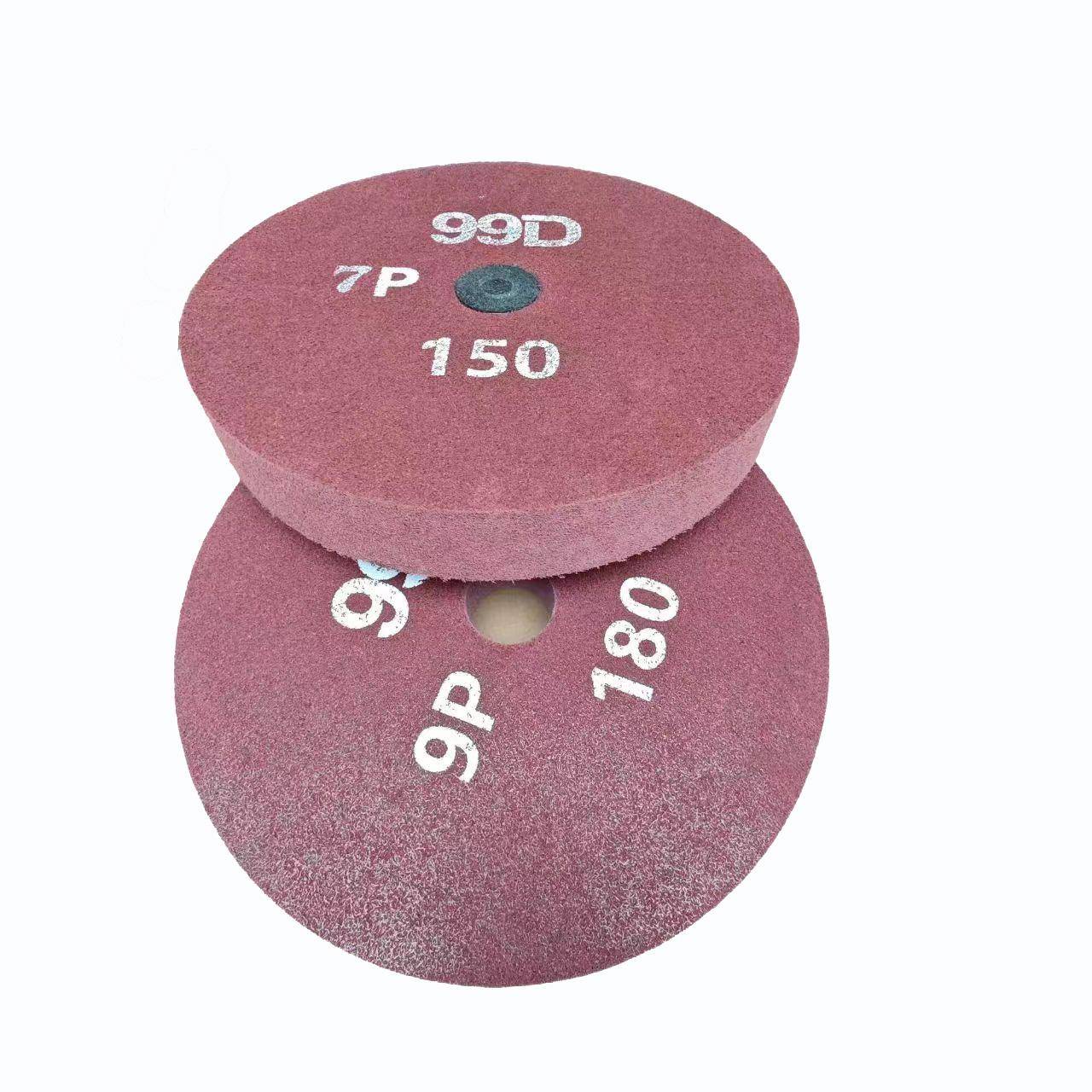 厂耐用红色不织布纤维轮棉轮棕刚玉磨料7P180350X50X19