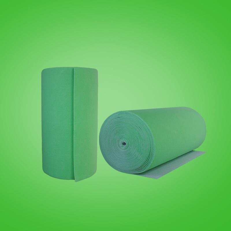 富鑫直销G4过滤棉5mm针刺毡绿白过滤棉绿白针刺棉