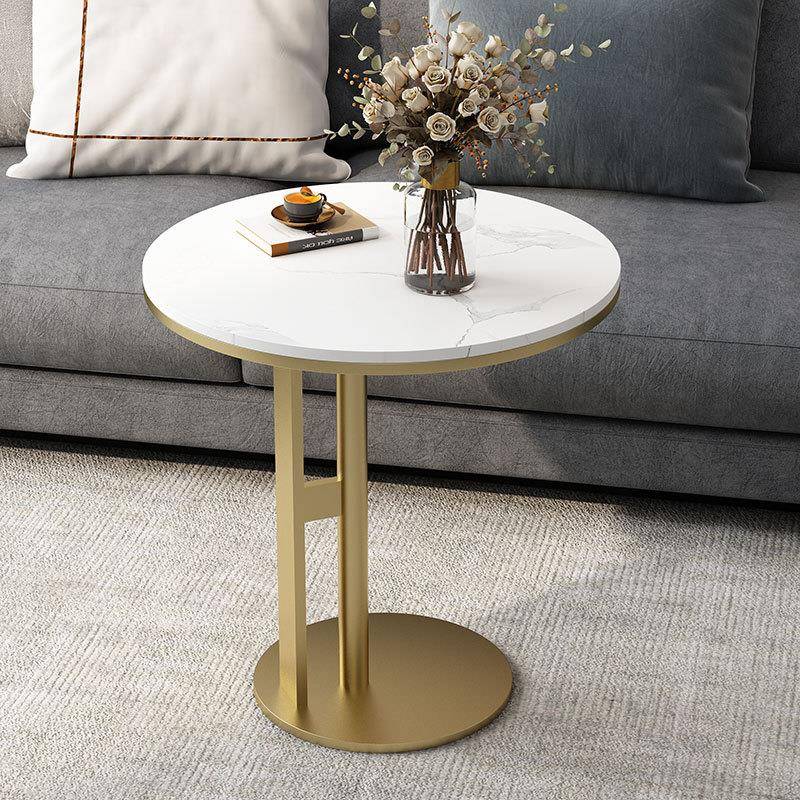 轻奢岩板边几小茶几沙发角几现代简约阳台茶桌小圆桌可移动小桌子