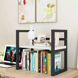 ft放打印机置物架桌上书架简易学生桌面小书柜办公室收纳架子多功