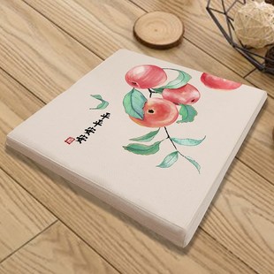 中式 沙发坐垫椅子垫百财好运寓意座垫定制官帽椅圈椅垫子榻榻米垫