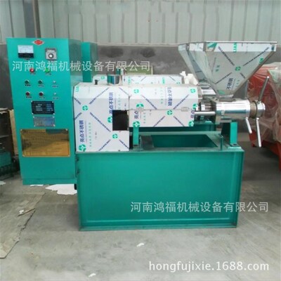 小型家庭创业精炼油设备 多功能螺旋式榨油机 茶籽棕榈果压油机