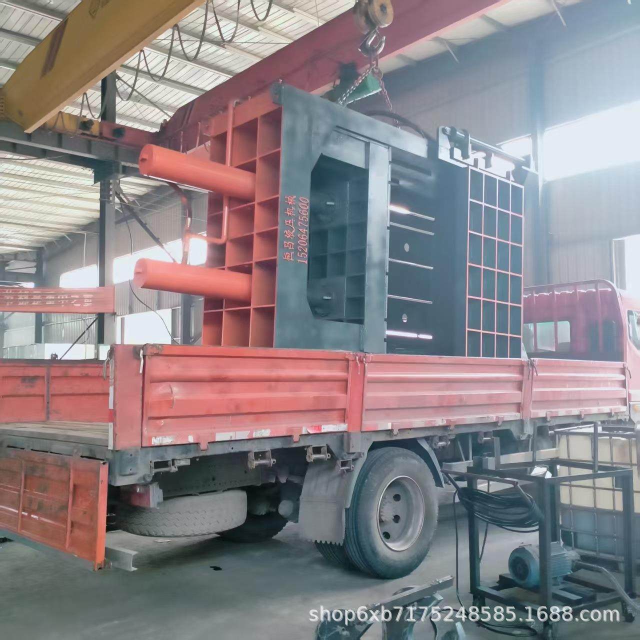 立式金属下脚料打包200吨铝屑不锈钢全自动刨花易拉罐打包机厂家