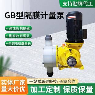 创导GB机械隔膜计量泵防爆计量泵污水处理投加泵PACPAM加药泵
