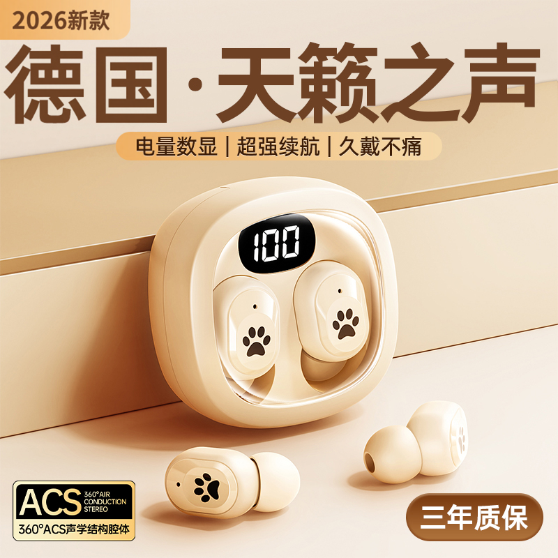 2026年新款入耳式蓝牙耳机无线降噪高音质超长续航跑步迷你男女生