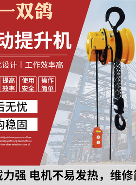 DHT-Z系列电动提升机3T*3M 链条式五一双鸽葫芦电动提升机