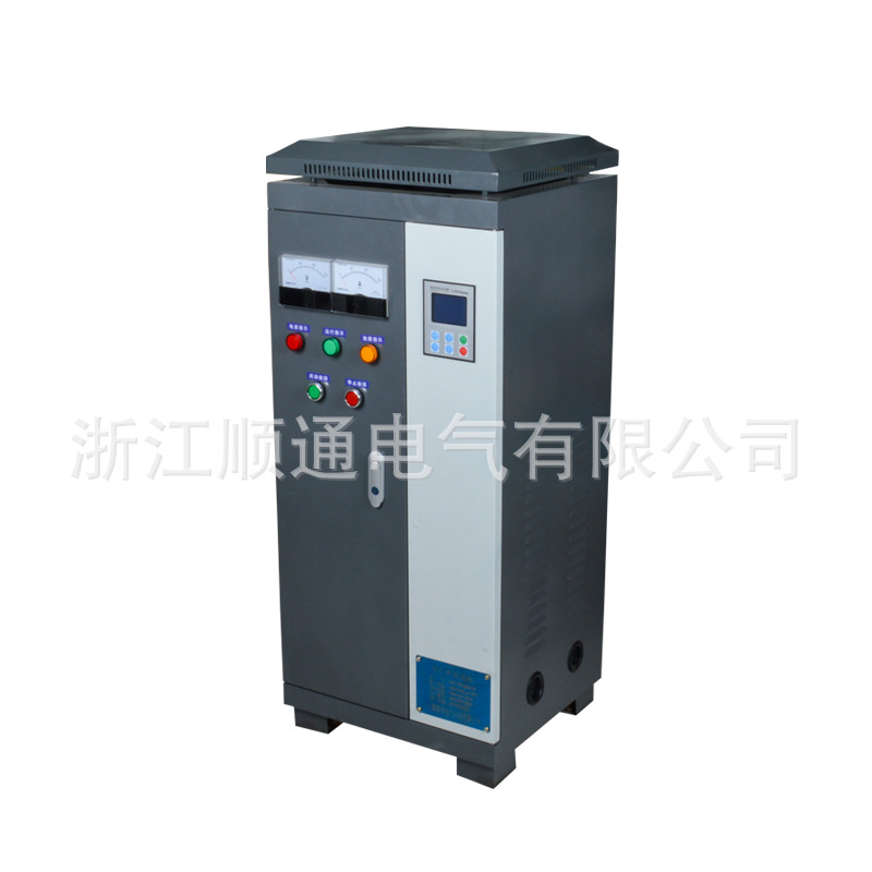 智能型低压75KW在线式软启动柜水泵风机电机软起动器控制柜 厂销