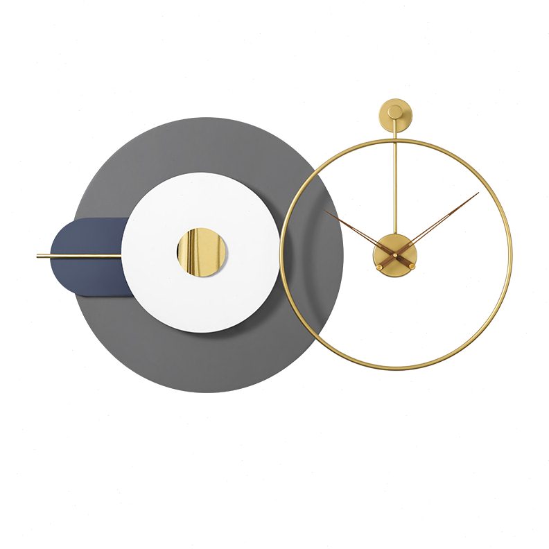 现代简约轻奢挂钟客厅家用大气装饰钟表挂墙壁钟个性创意时钟挂式