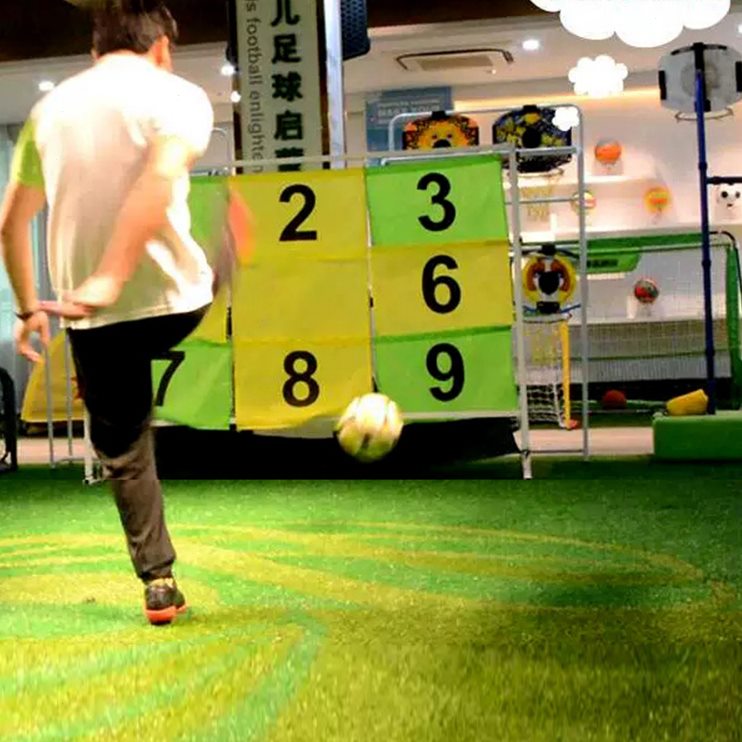 九宫格足球门材幼儿园趣味运动会户外团建拓展射门训练器点球游戏