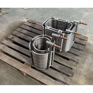 304不锈钢3P5P10P15马式 冷水机制冷盘管蒸发器热交换器冷却扩散器
