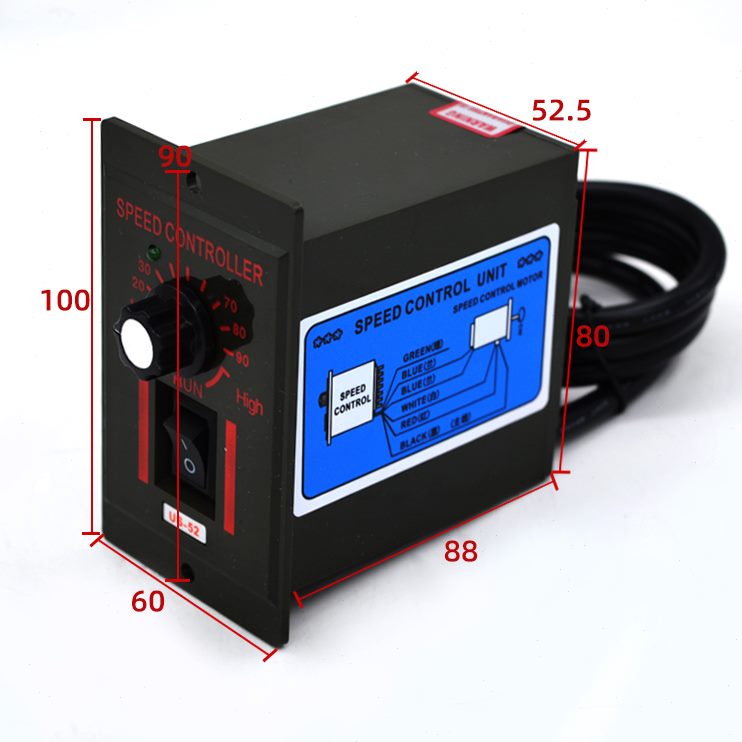 交流减速调速电机/调速/减速电机 适配专用/ 6W-250W 专用调速器