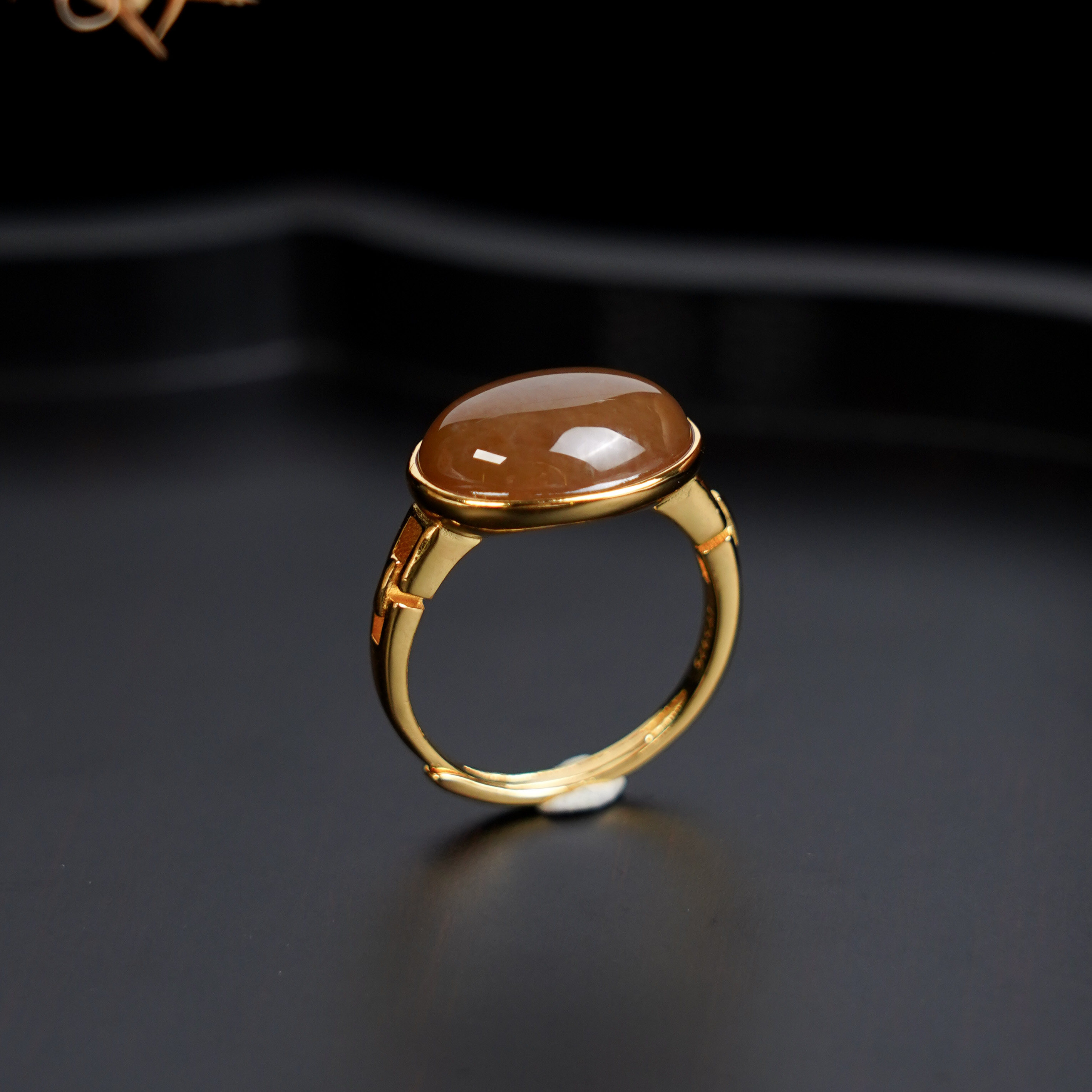 Winnie专属 ·龙老板珠宝S925和田玉戒指 (14-10mm)