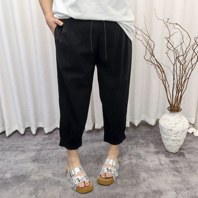 2024夏季新款大码240斤胖mm宽松显瘦薄款速干哈伦裤九分裤 女裤子,女装/女士精品,大码裤装,淘宝优惠券,粉丝福利购,淘宝优惠卷