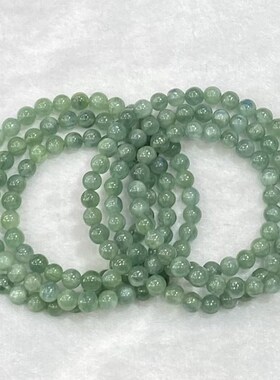 天然蓝绿晶三圈手链女款时尚小清新简约水晶多圈手串饰品礼物百搭